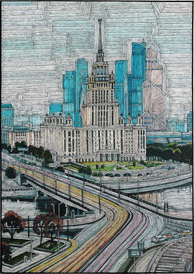 Забиронин Андрей Николаевич. Вид с Краснопресненской набережной 